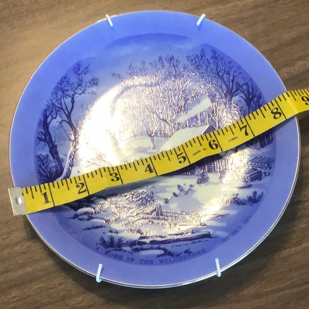 Blue decorative plate - Picture 6 of 6